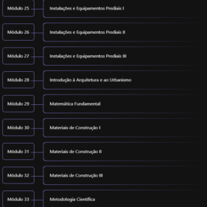 Arquitetura e Urbanismo